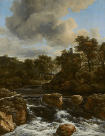 Van Ruisdael, Kapel bij een waterval