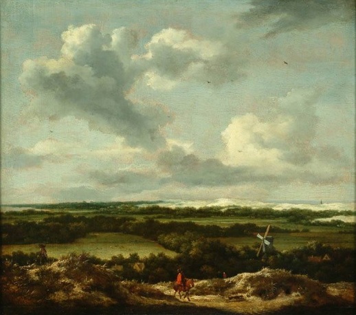 Van Ruisdael, Duinlandschap met konijnenjacht
