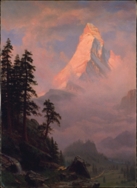Bierstadt, Zonsopgang op de Matterhorn