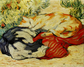 Marc, Katten op een rood kleed