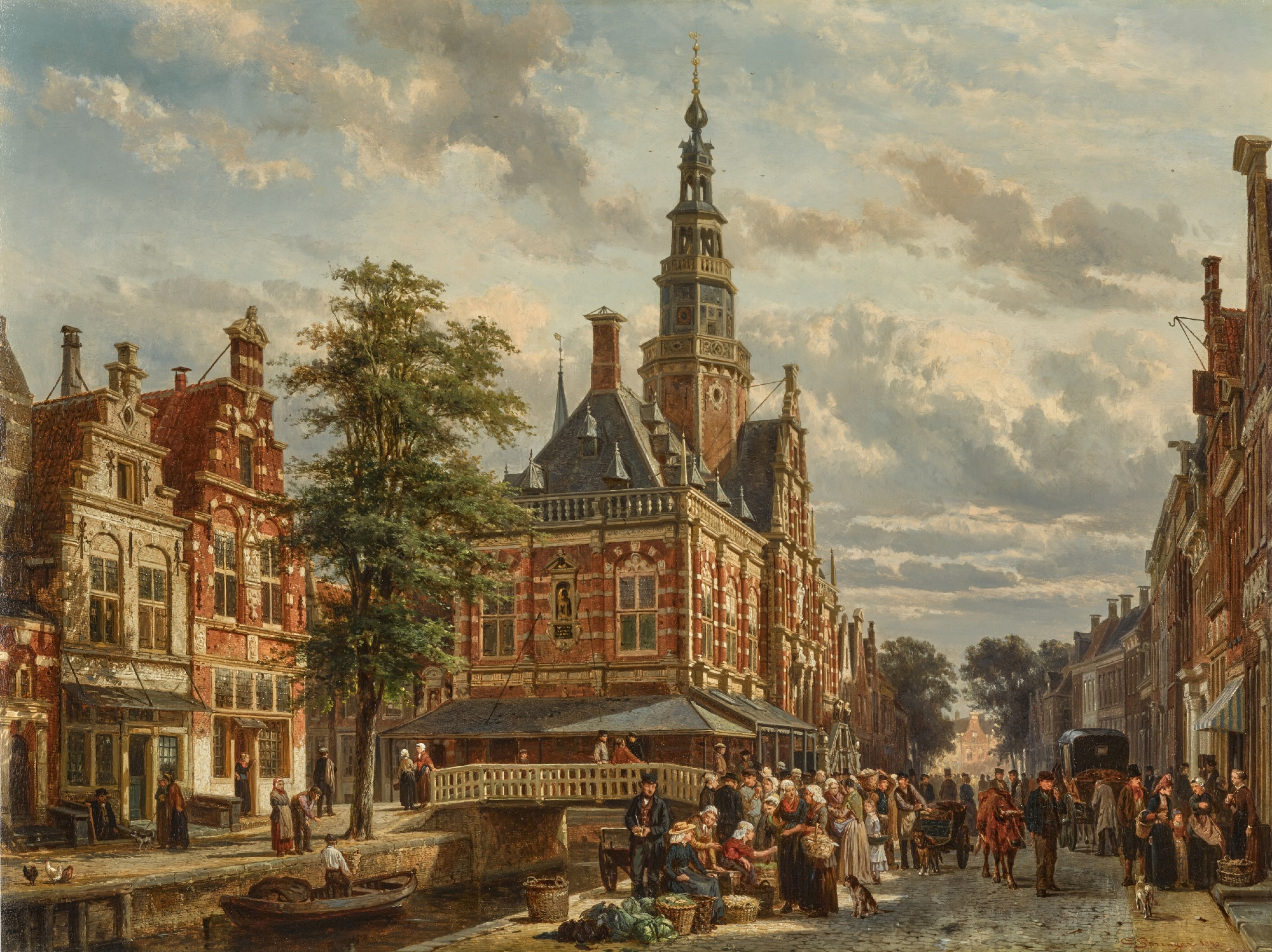 Springer, Bolsward in de zomer