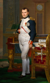 David, Napoleon in zijn studeerkamer