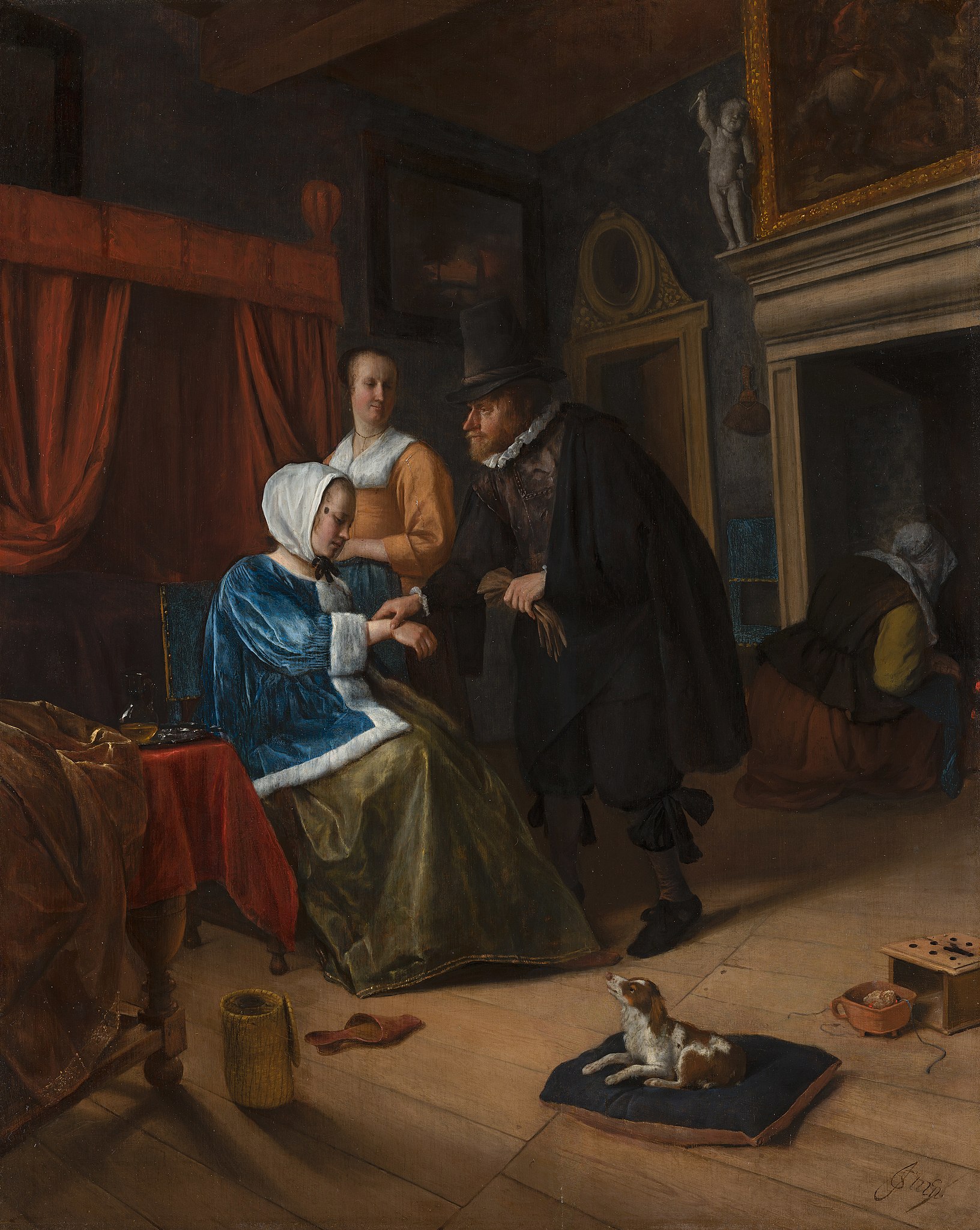 Steen, Het zieke meisje