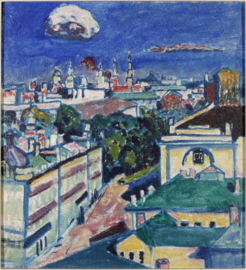Kandinsky, Gezicht op Moskou vanuit Kandinsky's raam