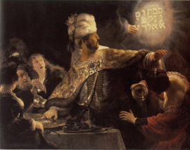 Rembrandt, Het feest van Belshazzar