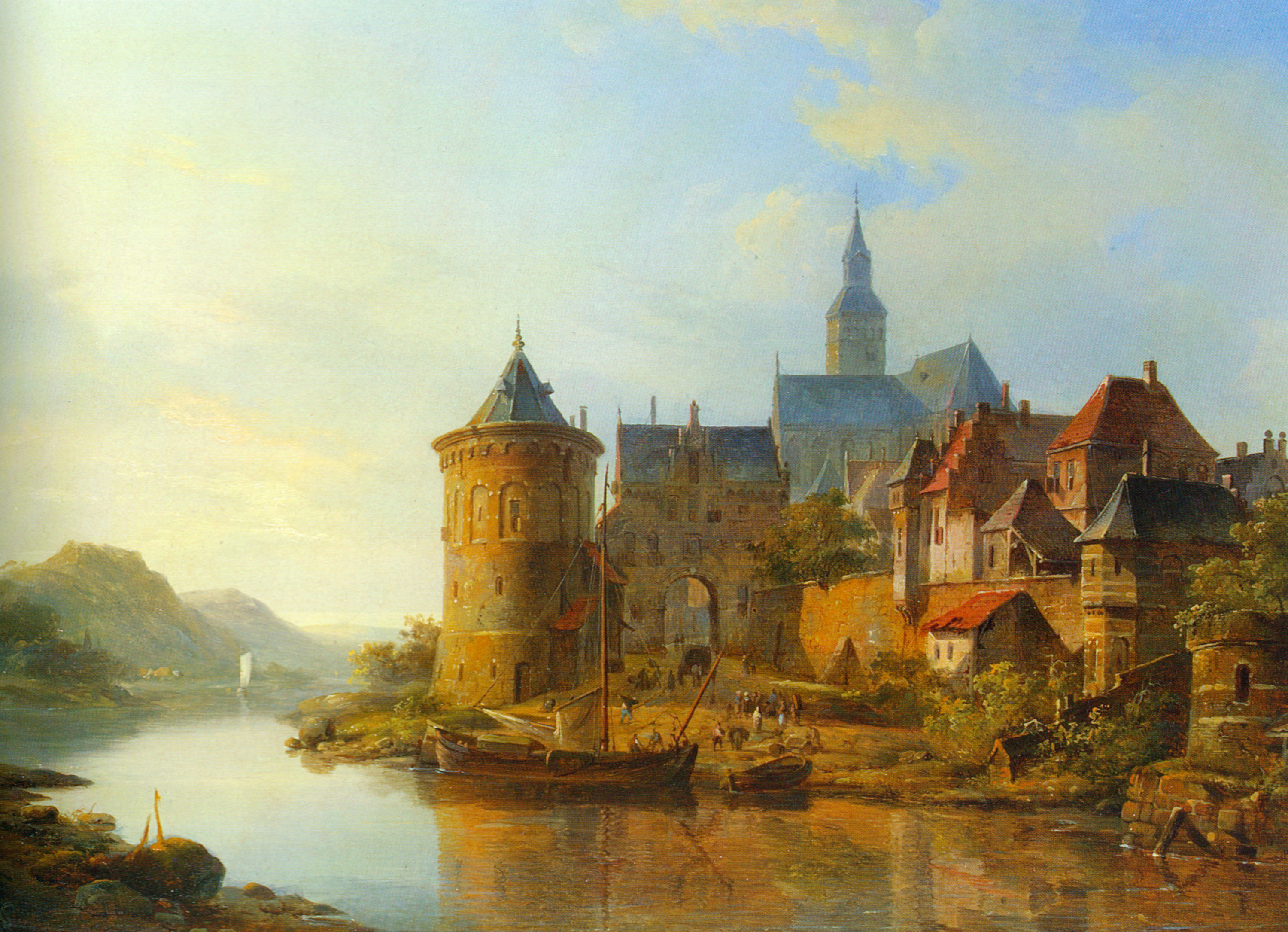 Springer, Een stad langs een rivier