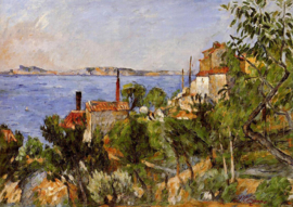 Cézanne, De zee bij Estaque