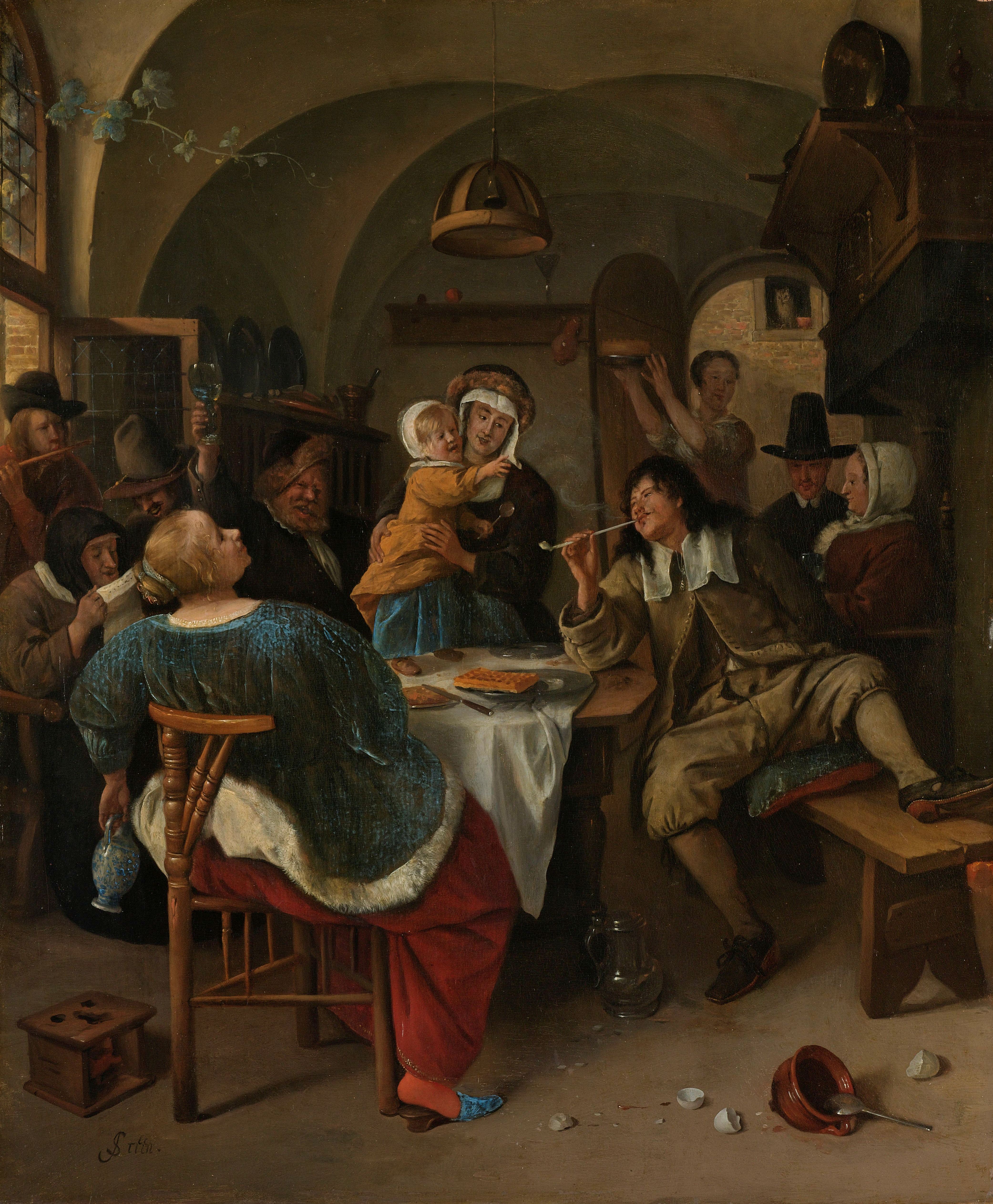 Steen, Familietafereel
