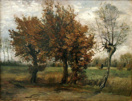 Van Gogh, Herfstlandschap met vier bomen