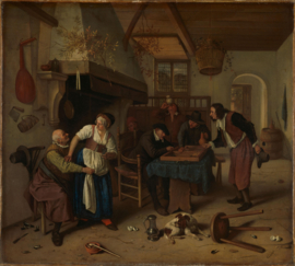 Steen, Herberginterieur (tweeërlei spel)