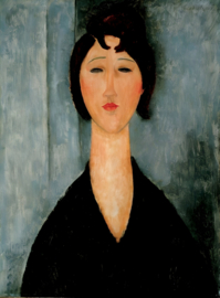 Modigliani, Portret van een jongedame