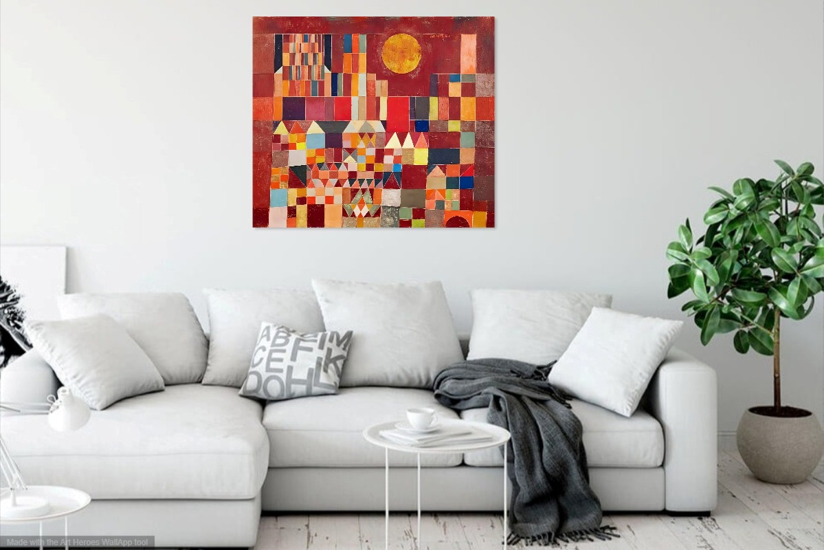 Klee, Kasteel en zon