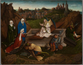 Van Eyck, De drie Maria's aan het graf