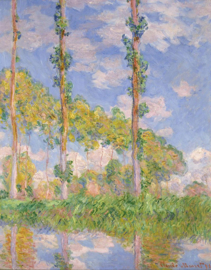 Monet, Populieren in de zon