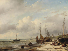 Schelfhout, Vissersboten en bomschuiten aan de Nederlandse kust
