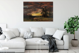 Bierstadt, Avond op de prairie