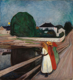 Munch, Meisjes op de pier
