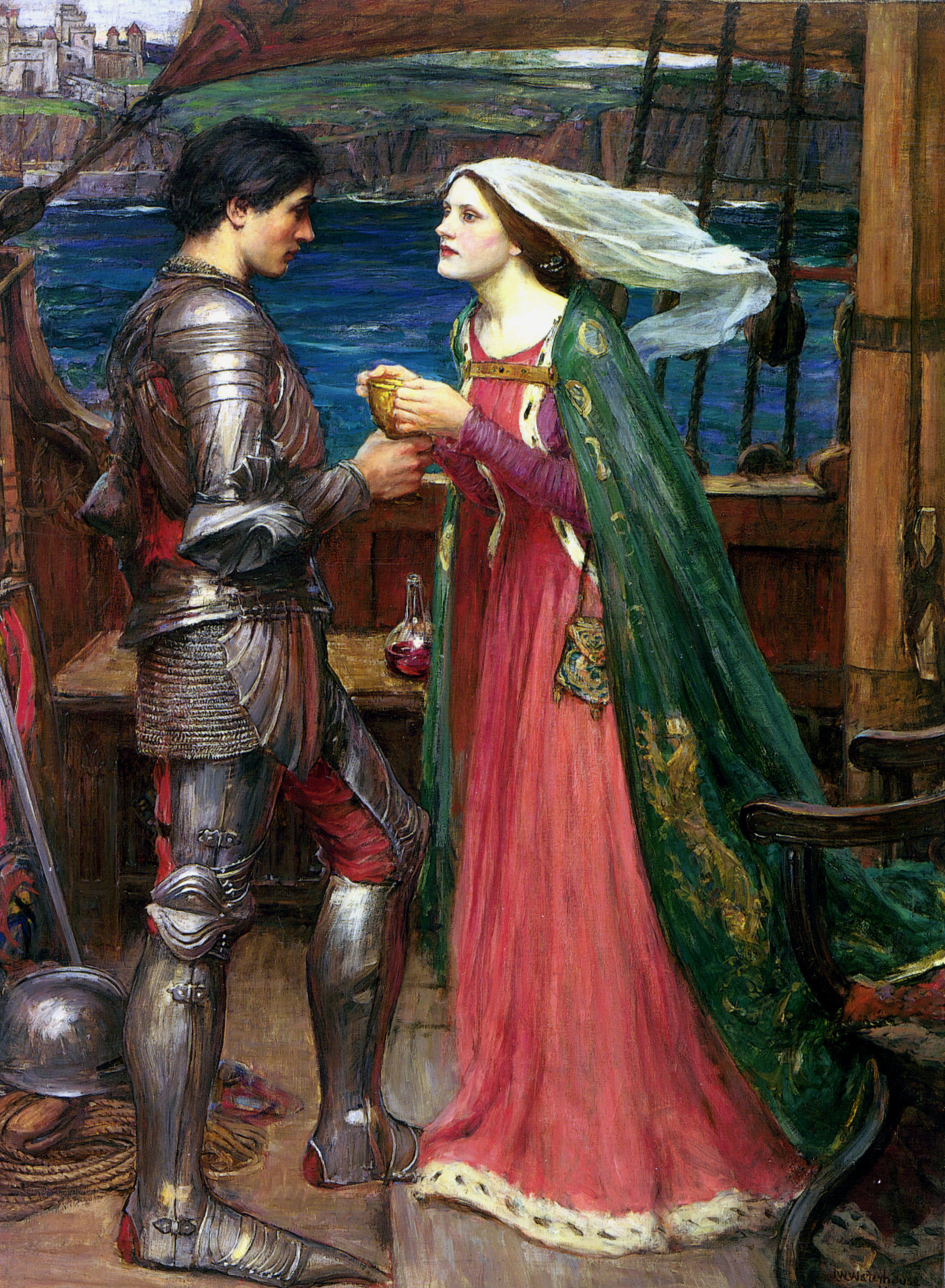 Waterhouse, Tristan en Isolde