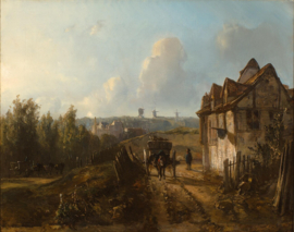 Jongkind, Gezicht op Montmartre