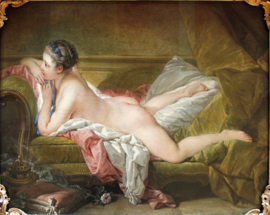 Boucher, Marie-Louise O'Murphy (rustend meisje)