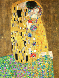 Klimt, De kus (uitsnede)