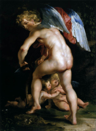 Rubens, Cupido maakt zijn boog