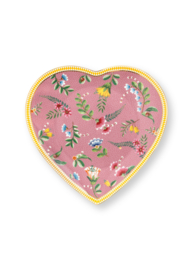 La Majorelle hartvormige bordjes roze - set van 2 / Pip Studio