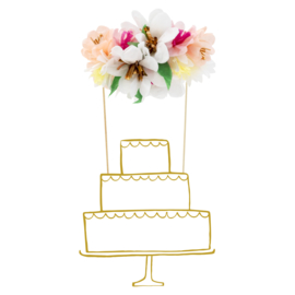 Flower Bouquet cake topper / Meri Meri