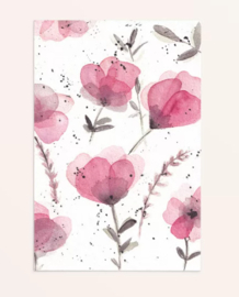 Kaart Paarse bloemen