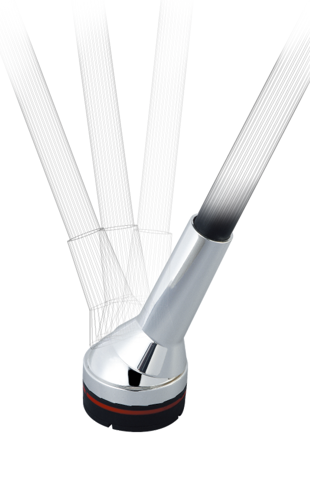 Wandelstok Carbon ' PHYSIO STEP DERBY ' Verstelbaar van 77 - 100 cm
