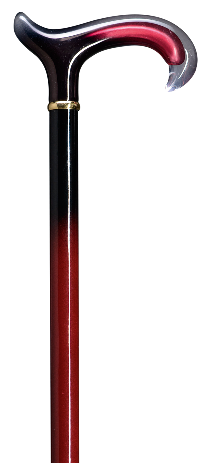Wandelstok Acryl Derby Bordeaux