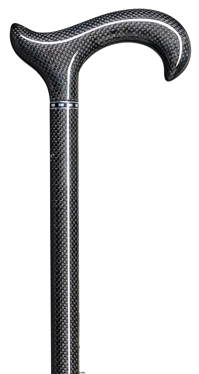 Ergonomische Carbon Wandelstok met Derbygreep