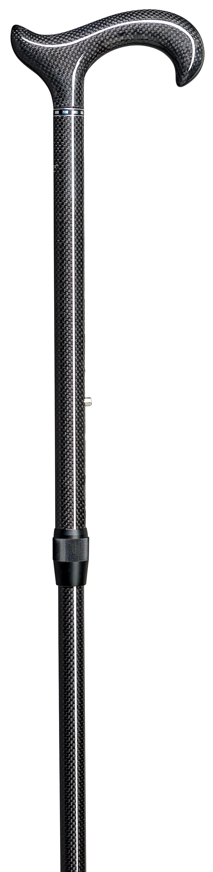 Ergonomische Carbon Wandelstok met Derbygreep