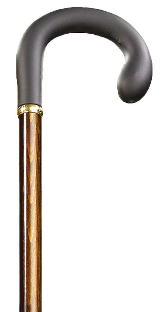 Wandelstok met rondhaakgreep in modern design