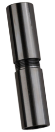 Schroefdraaddeel aluminium zwart Ø24 mm