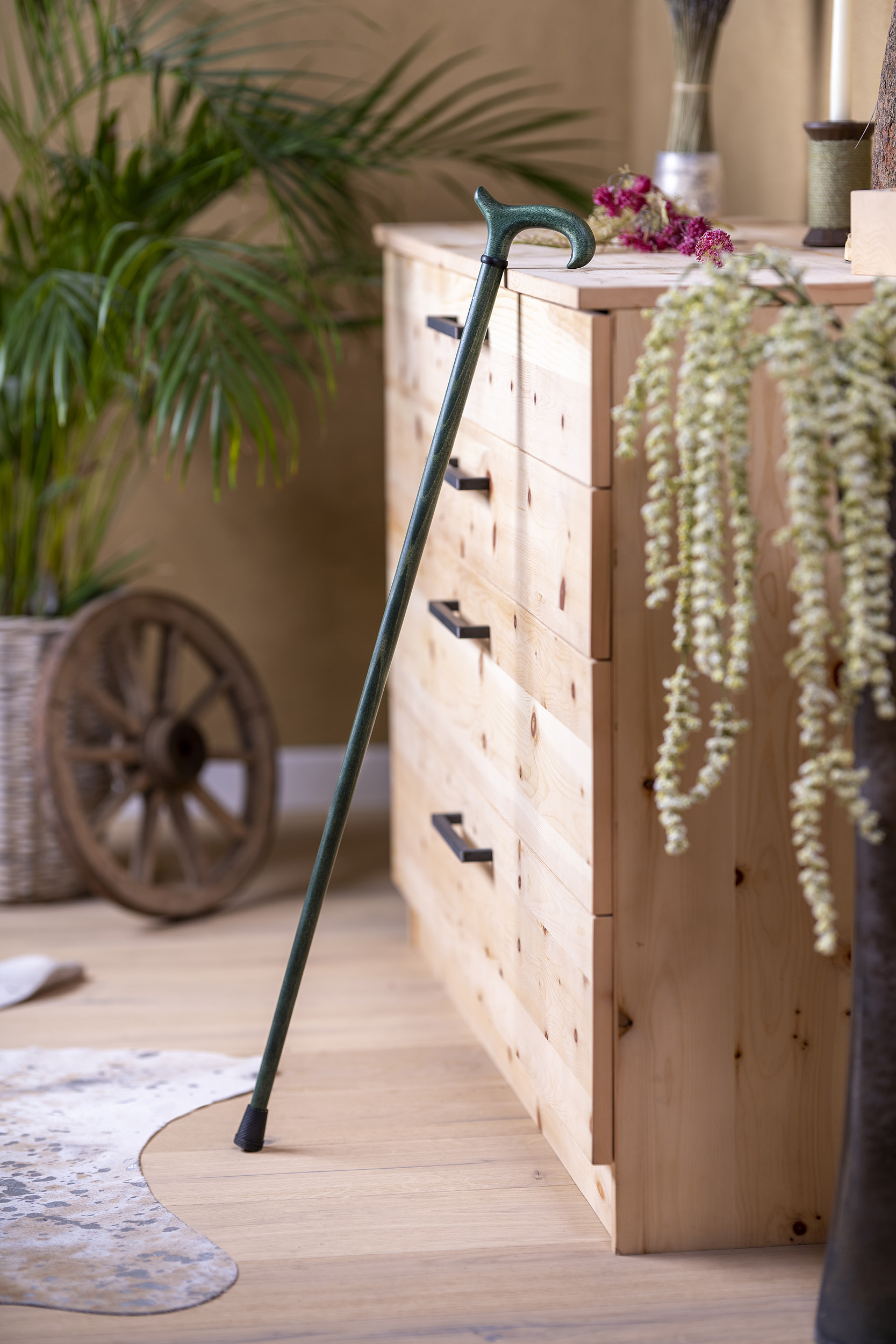 Wandelstok ECO-DERBY HENNEPGROEN