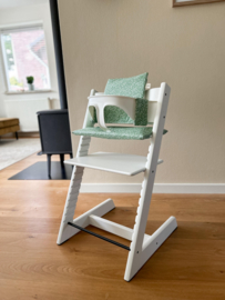 Kussenset | Coated Cotton Green petal