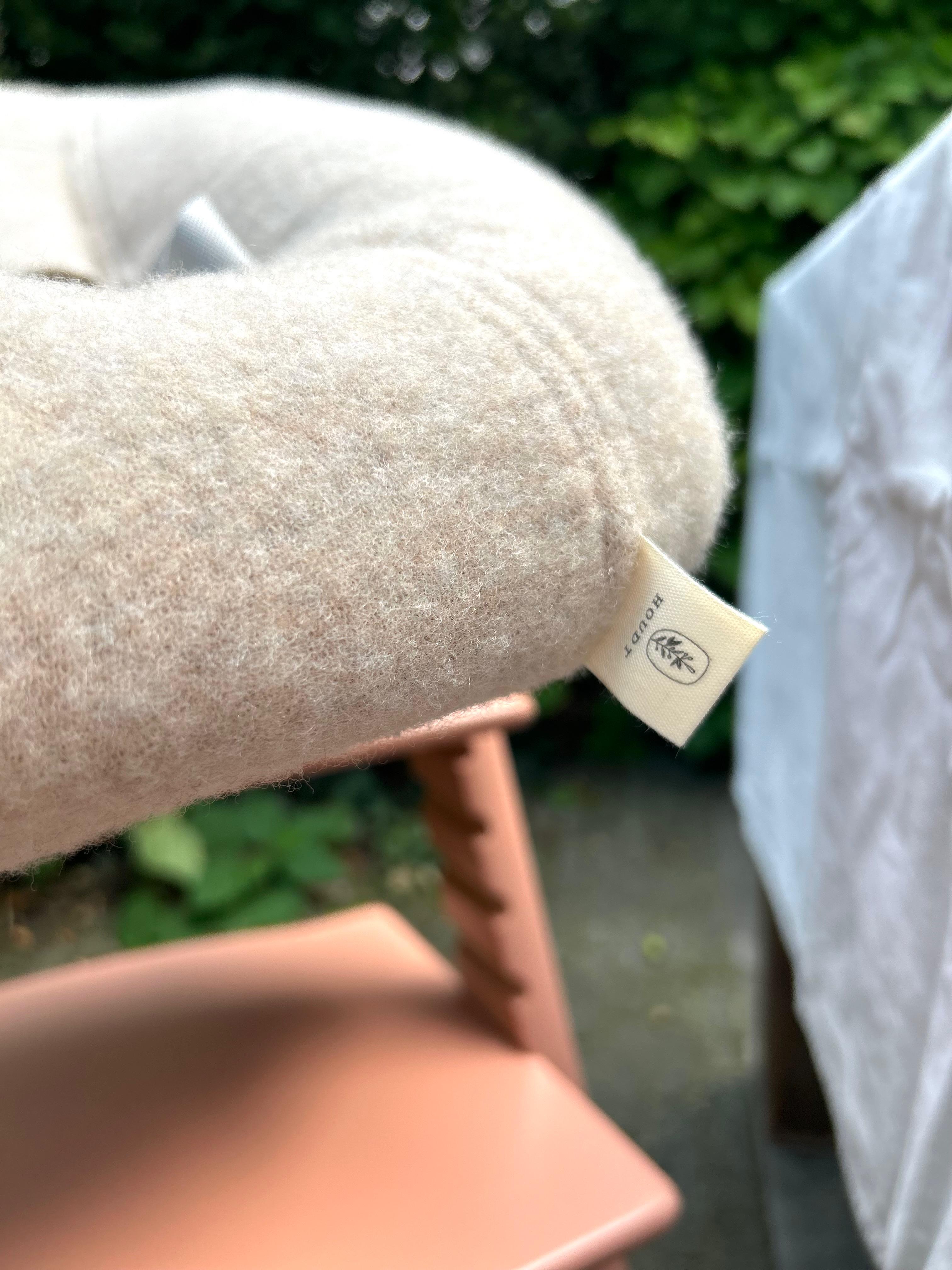 Tripp Trapp newbornhoes - Merinowol Oat Beige (inclusief gordelpads)