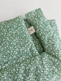Kussenset | Coated Cotton Green petal