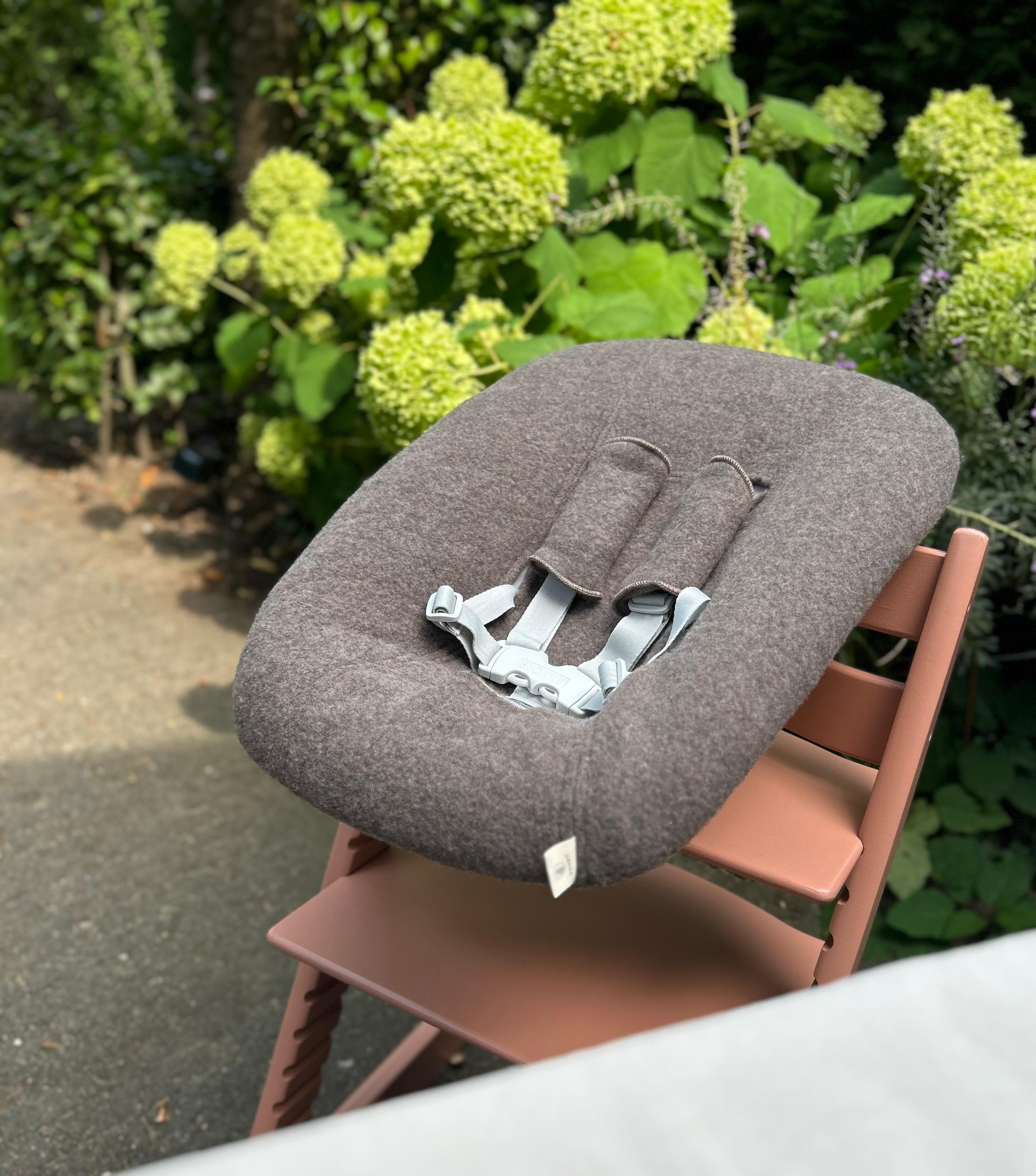 Tripp Trapp newbornhoes - Merinowol Latte Mocha (inclusief gordelpads)