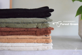 Kussenset | Rib forest green