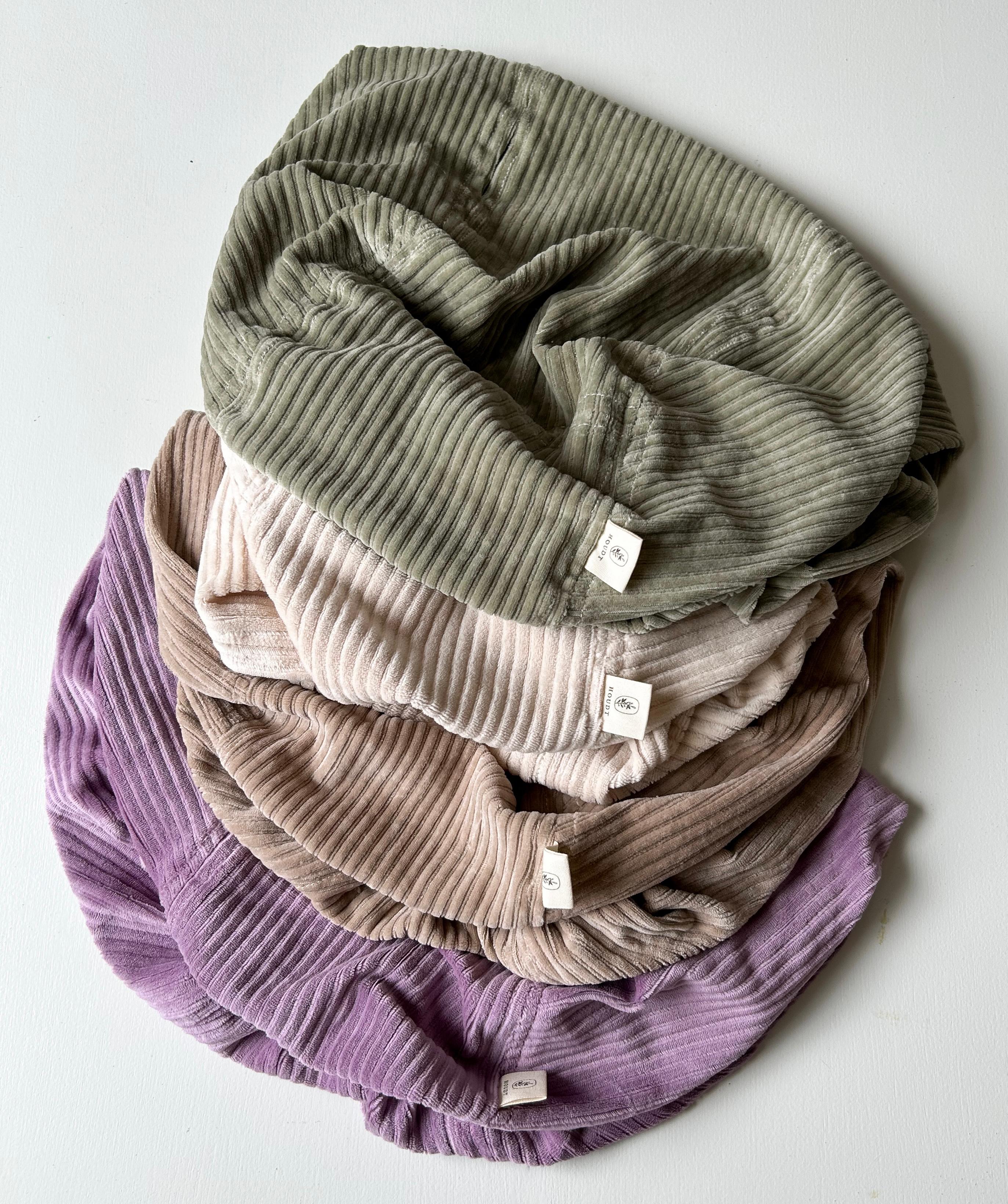 Tripp Trapp newborn hoes - rib Mauve (inclusief gordelpads)