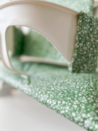 Kussenset | Coated Cotton Green petal