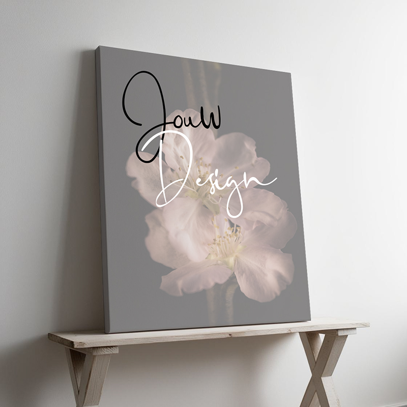 Persoonlijk bloemen schilderij