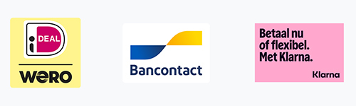 Betalen via iDEAL Wero - Bancontact - Klarna