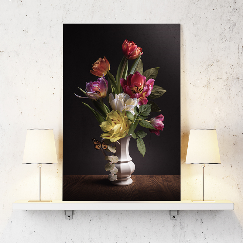 Stilleven op canvas