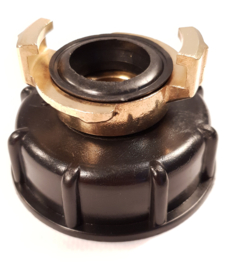 GEKA | GK messing verloopstuk | reducer naar IBC S60 x 6  binnendraad