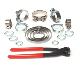 Breedband slangklem Heavy Duty gegalvaniseerd staal W1 | Klembereik 98 - 103 mm voor 4" | DN 100 brandslang