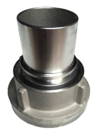 Storz slangkoppeling aluminium NOK | NA 89 x slangpilaar 75 mm | 3" DN80 + borgrand