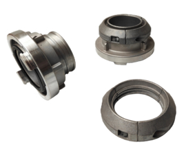 Storz knelring koppelingset aluminium 114 mm x NOK | NA 133 - KORTE PILAAR + 3-DELIGE KNELRING VOOR SLEEPSLANG